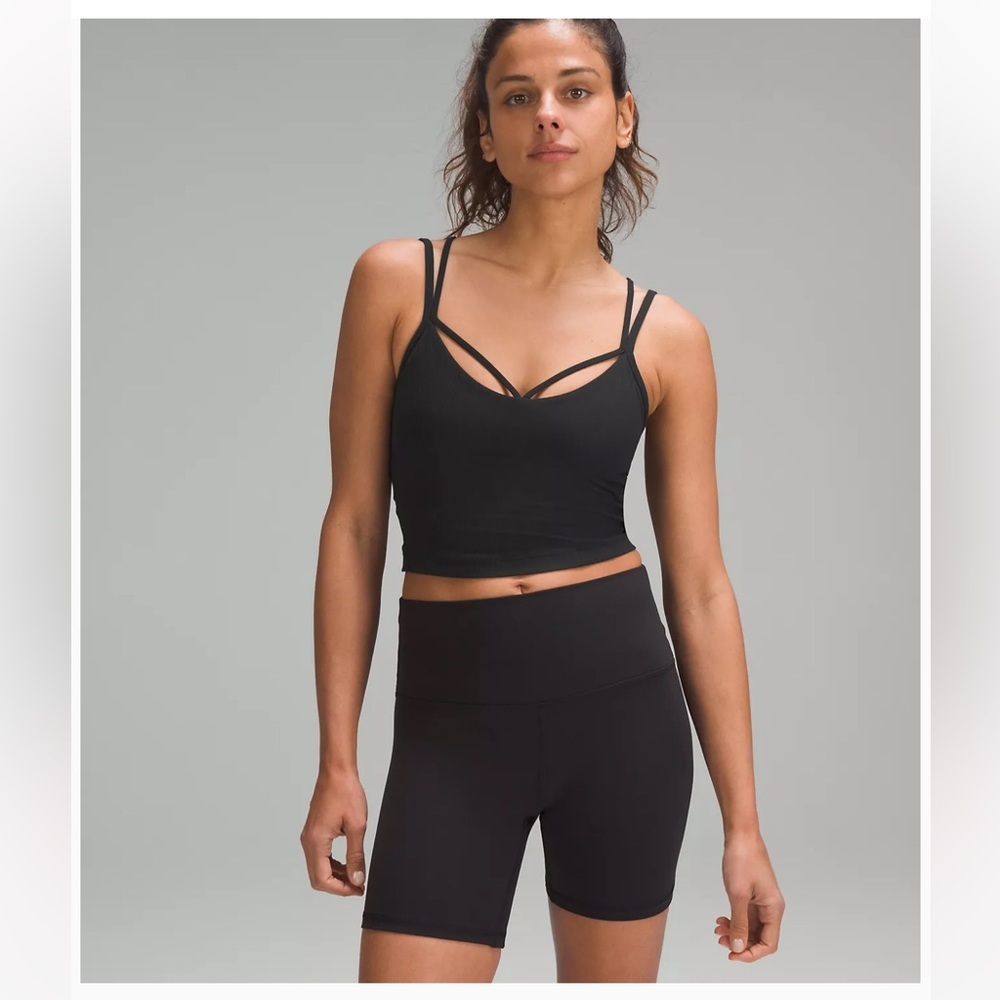 NWT Lululemon  Align? Strappy Ribbed Tank BLACK